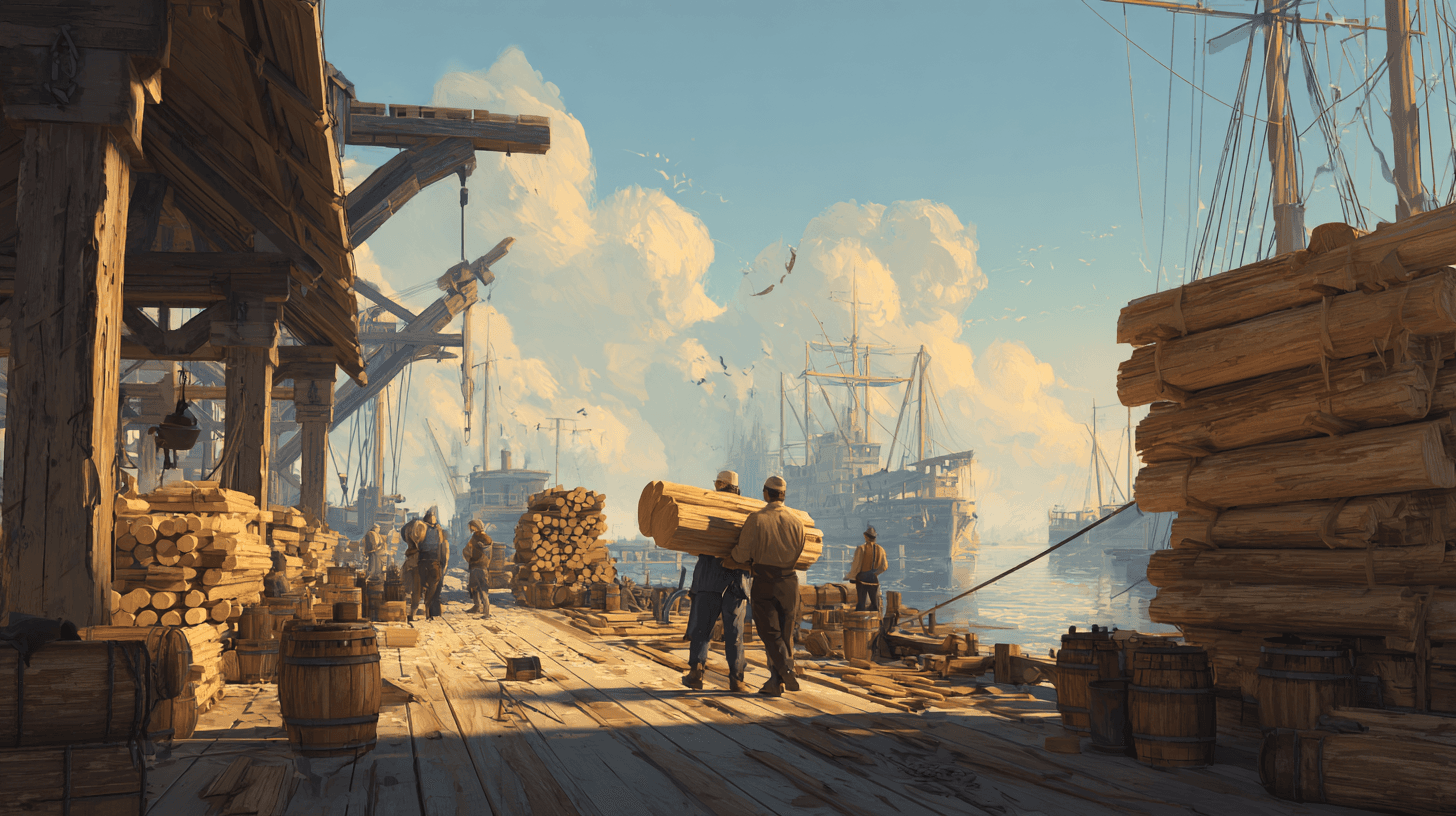 Shipwrights getting ready